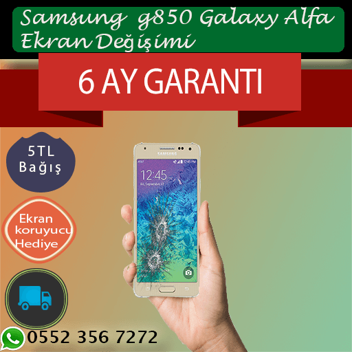 Samsung G850 Galaxy Alpha Ekran Değişimi